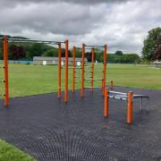 The fitness station has recently been installed