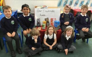 Pupils played games and took part in other creative activities during Fairtrade Fortnight. Picture: Greenfylde First School
