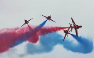 The Red Arrows at RNAS Yeovilton for the Royal Navy's International Air Day in July 2019. Picture: Carl Nicholls, Somerset Camera Club