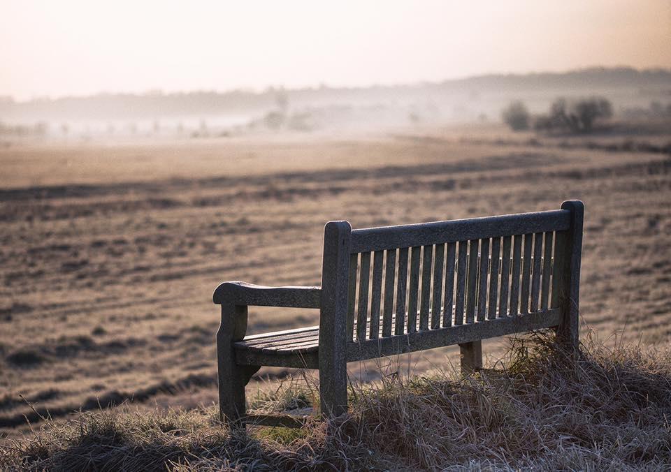 STOP AND STARE: A bench looking out over the Levels by Scott Fisher. PUBLISHED: April 19, 2017